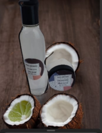 Ross Aromas Coconut Lime Body Wash or Bath Salt