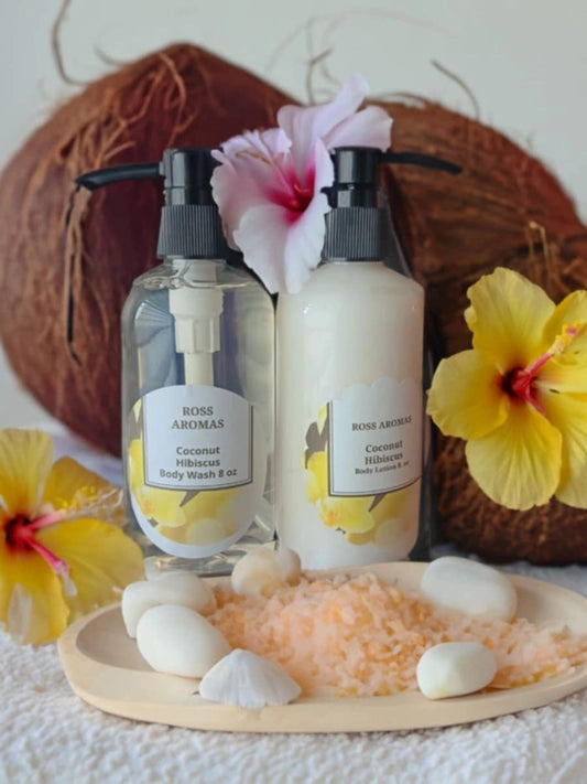 Ross Aromas Coconut Hibiscus Set