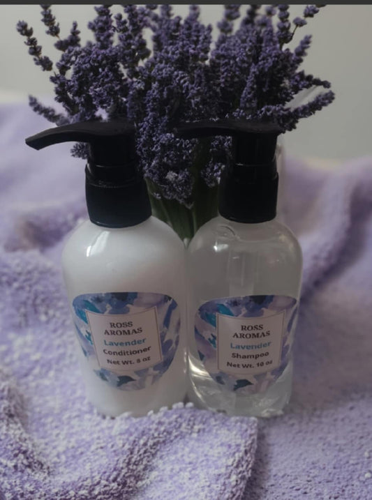 Ross Aromas Lavender Shampoo and Conditioner Set