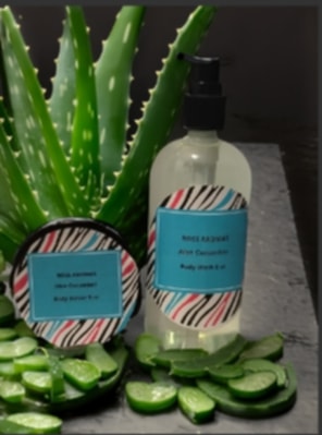 Ross Aromas Aloe Cucumber Body Wash And Body Butter