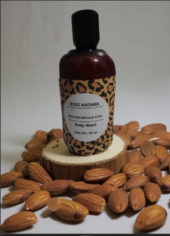Ross Aromas Moonlit Almond Glow Body Wash