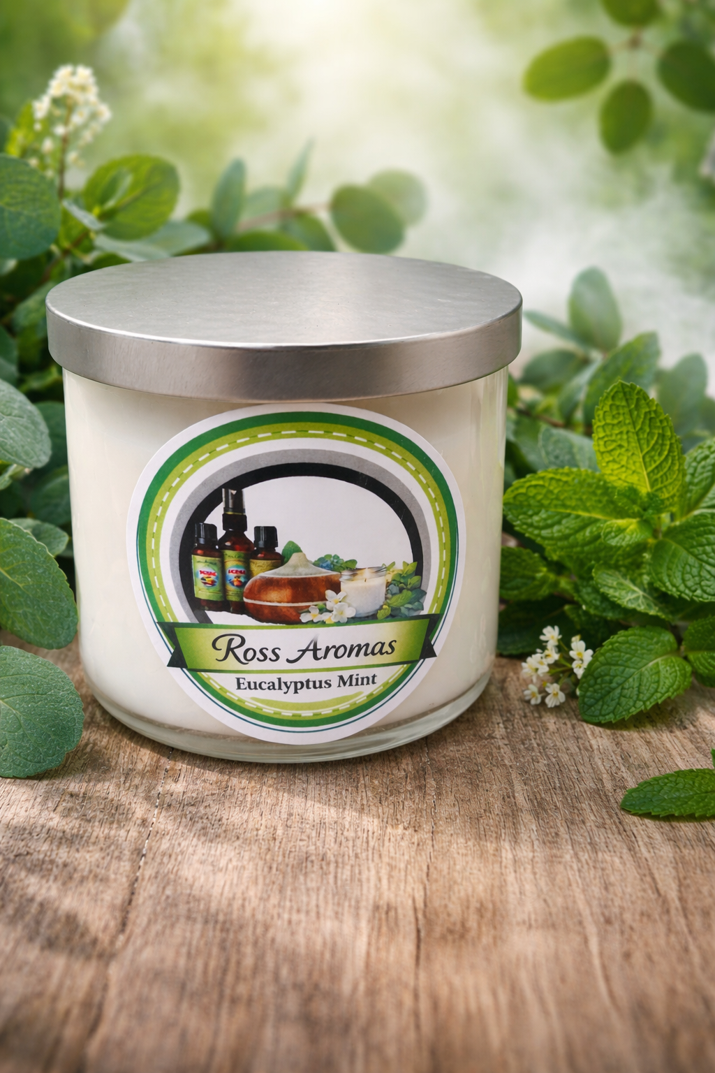 Ross Aromas Eucalyptus Mint Candles