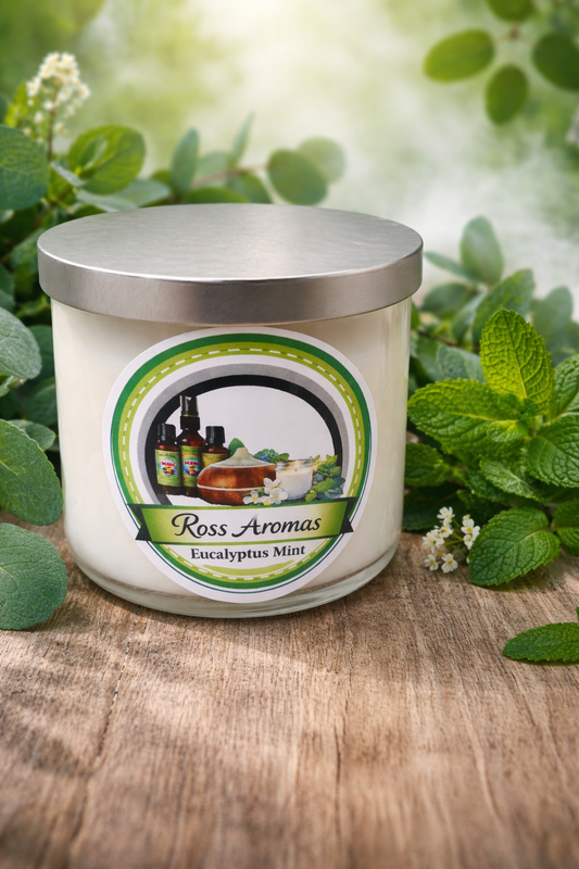Ross Aromas Eucalyptus Mint Candles