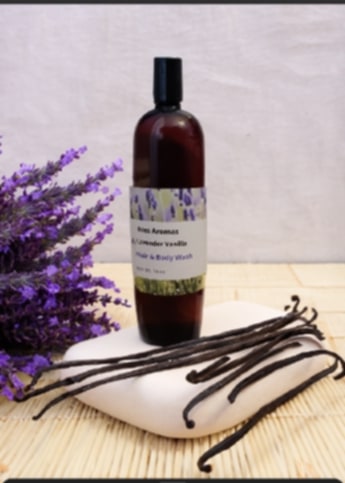 Ross Aromas Lavender and Vanilla Hair and Body Wash