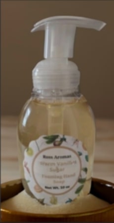 Ross Aromas Warm Vanilla Sugar foaming Hand Soap