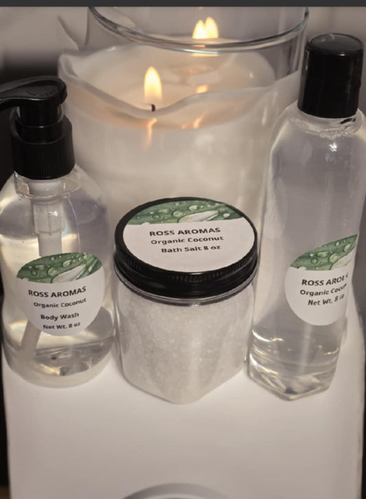 Ross Aromas Organic Coconut Products Set